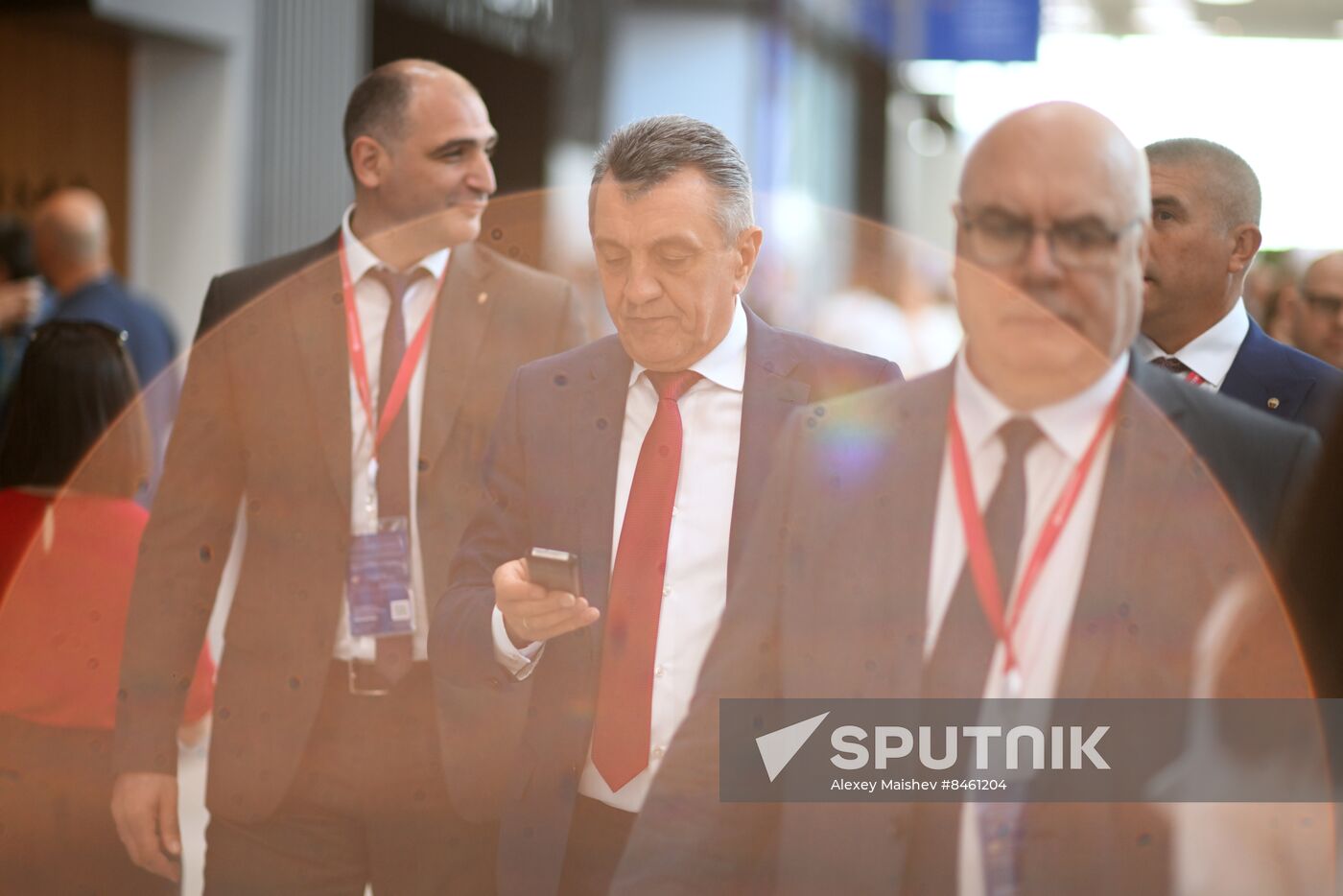 SPIEF-2023. Guests ahead of the plenary session