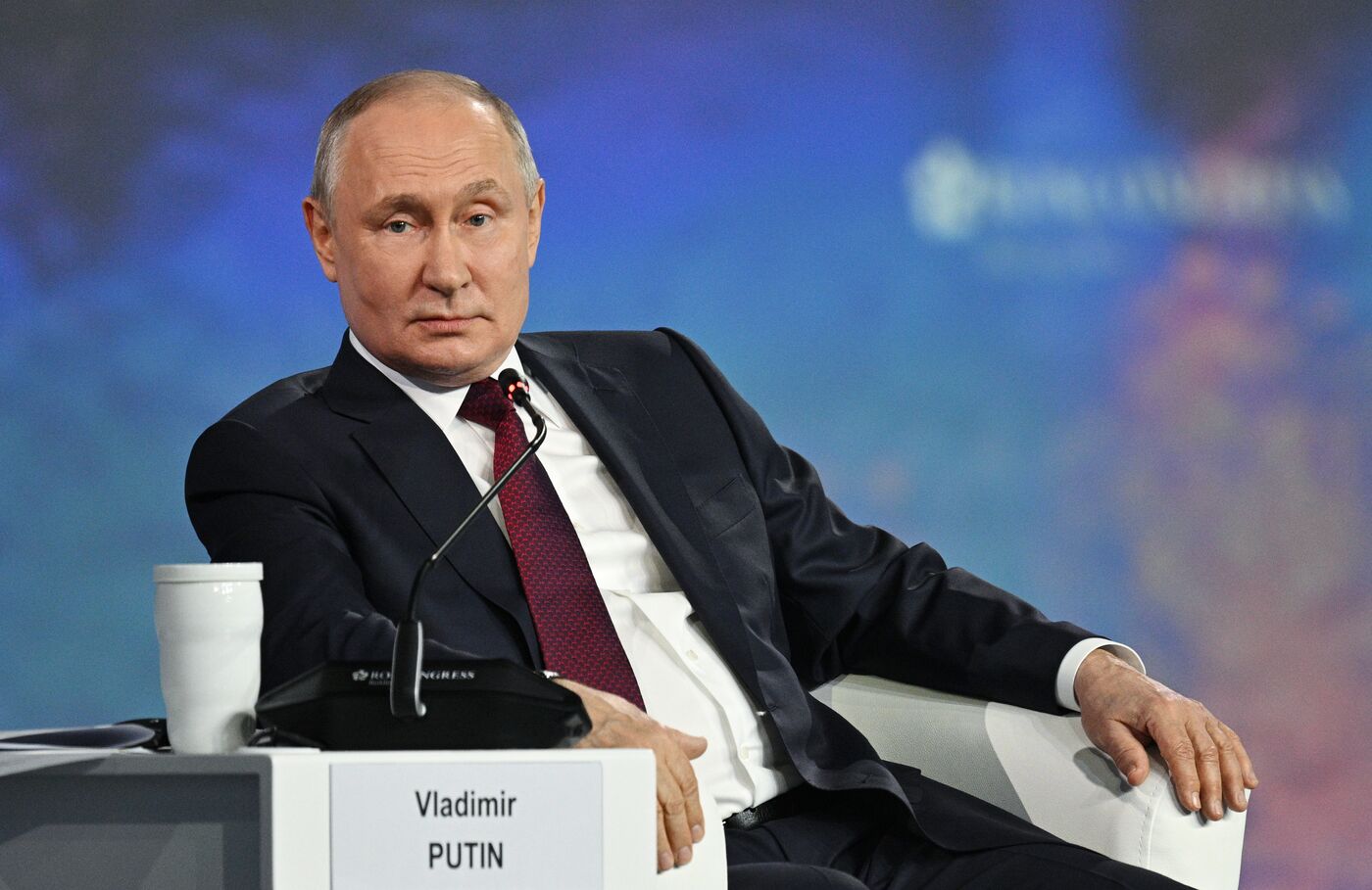 SPIEF-2023. President Vladimir Putin at the plenary session