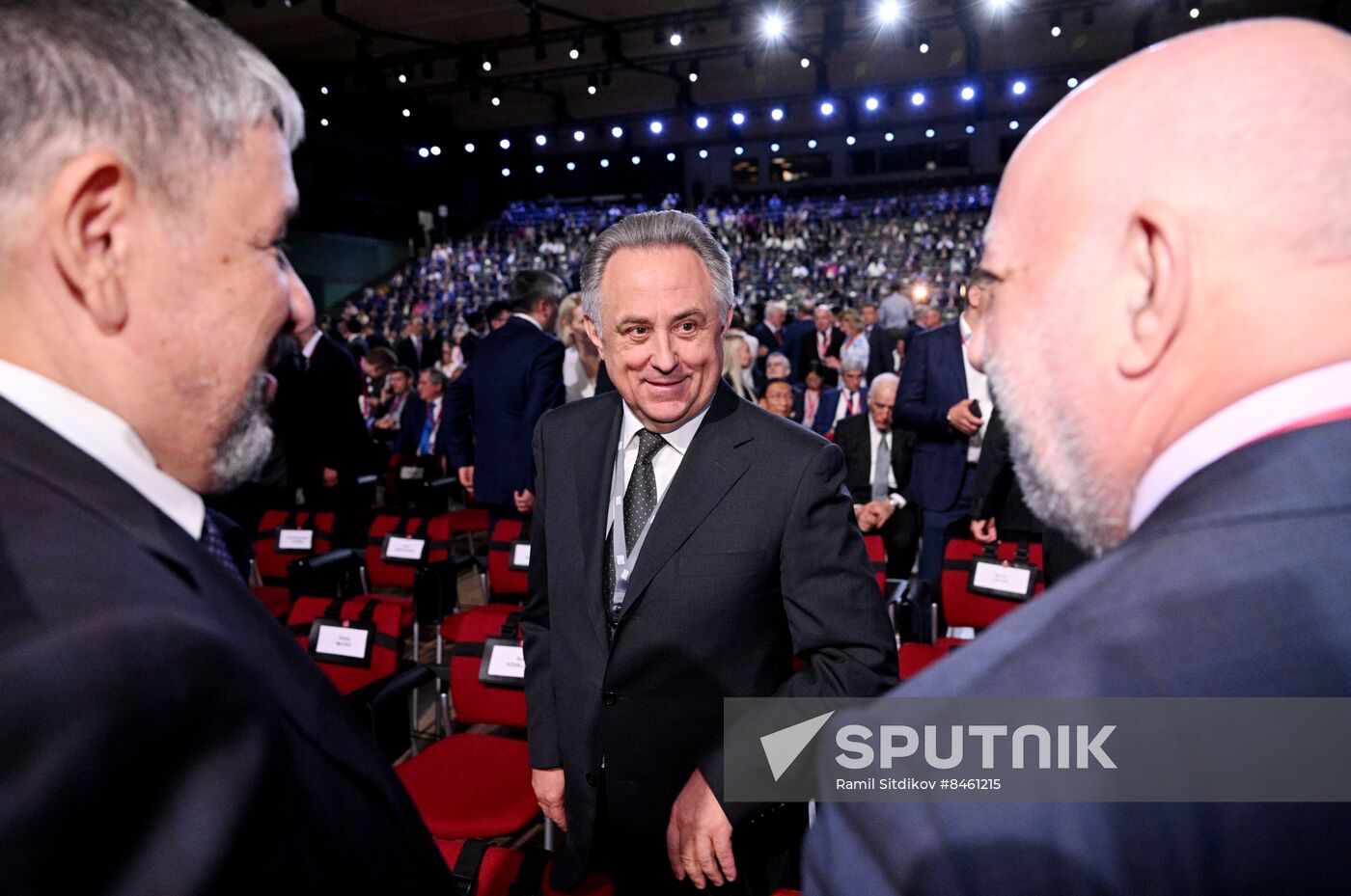 SPIEF-2023. Guests ahead of the plenary session