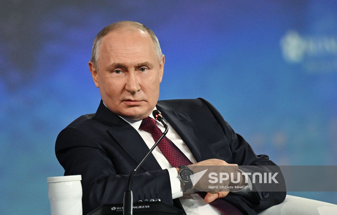 SPIEF-2023. President Vladimir Putin at the plenary session