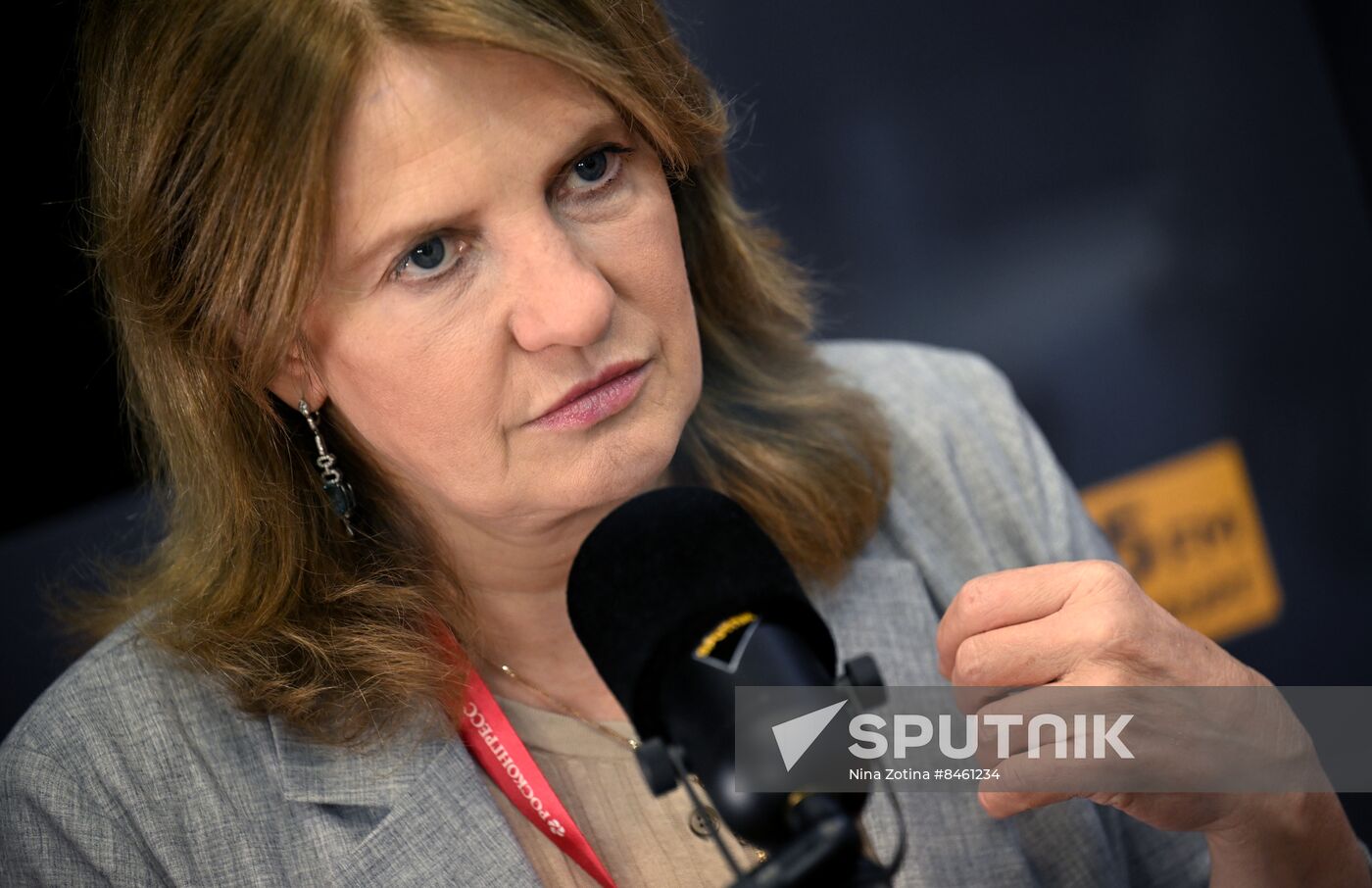 SPIEF-2023. Sputnik radio studio