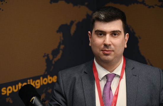 SPIEF-2023. Sputnik radio studio