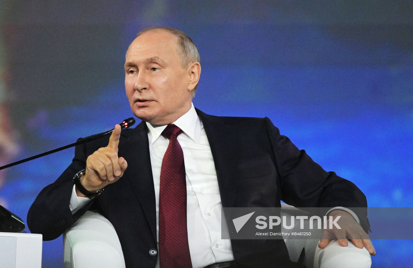 SPIEF-2023. President Vladimir Putin at the plenary session