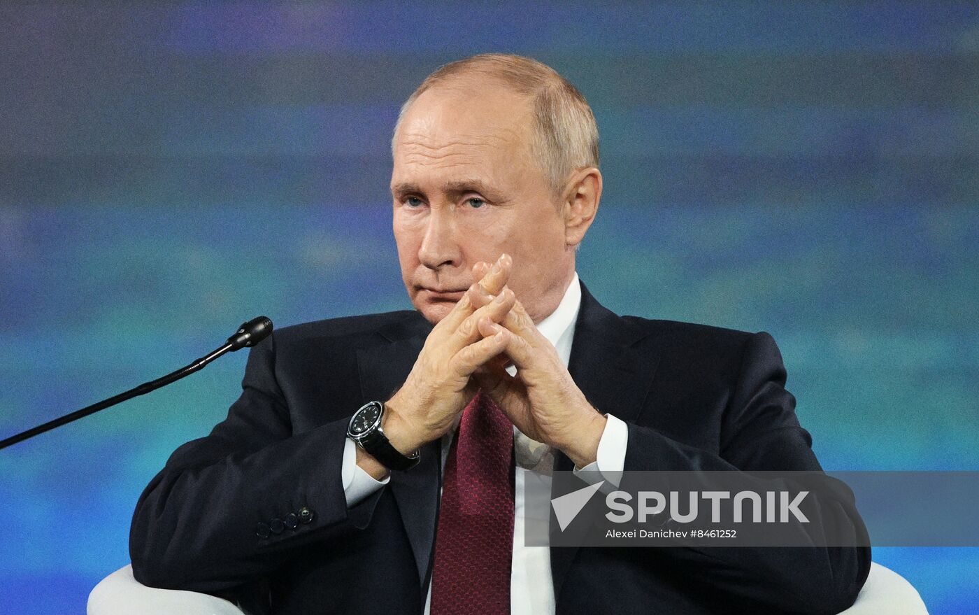 SPIEF-2023. President Vladimir Putin at the plenary session
