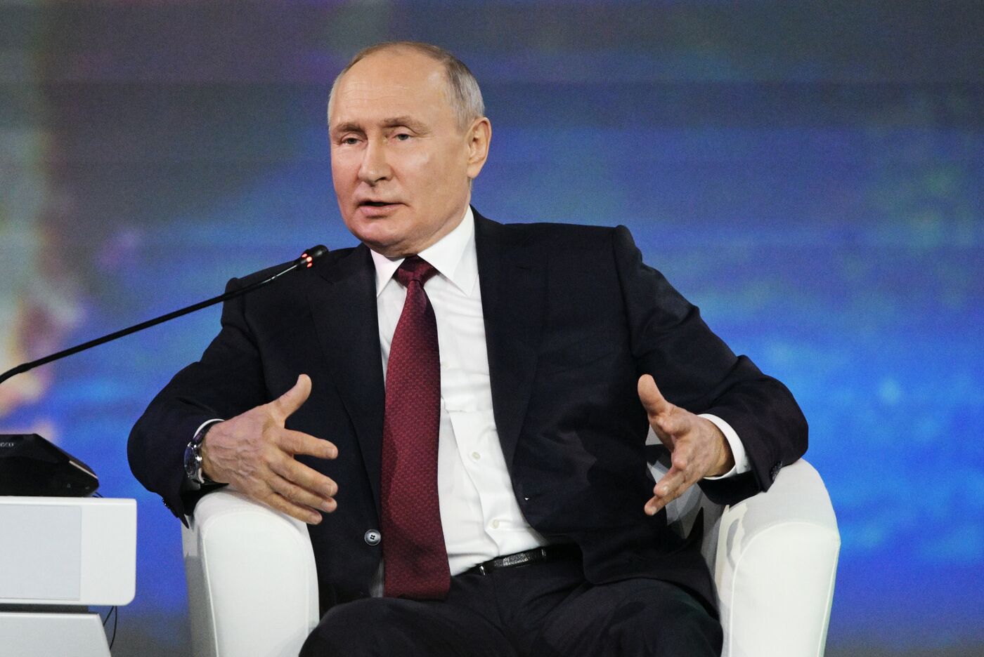 SPIEF-2023. President Vladimir Putin at the plenary session