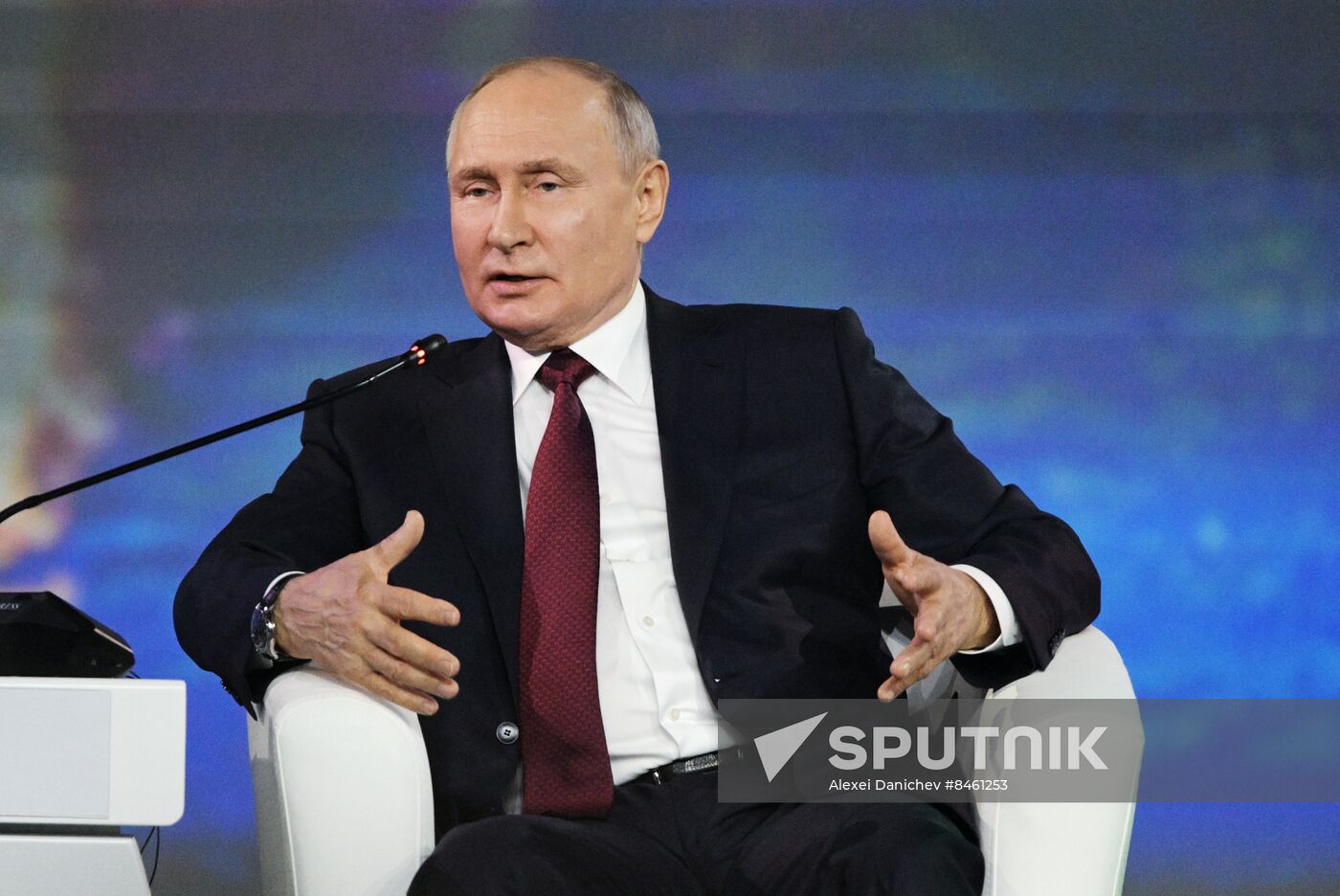 SPIEF-2023. President Vladimir Putin at the plenary session