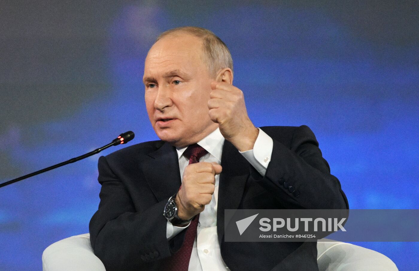 SPIEF-2023. President Vladimir Putin at the plenary session