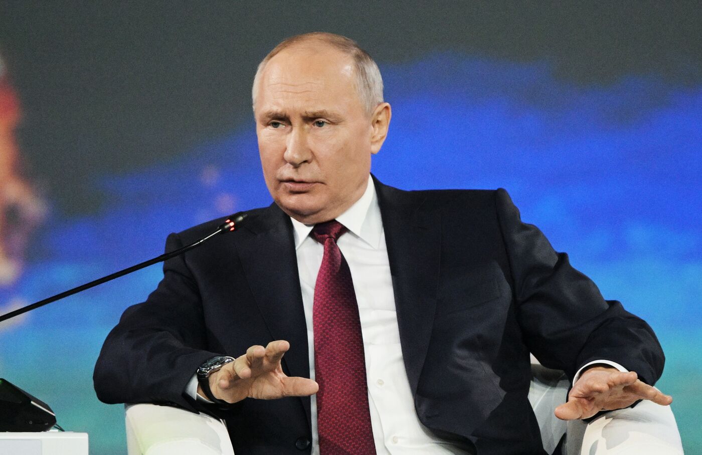 SPIEF-2023. President Vladimir Putin at the plenary session