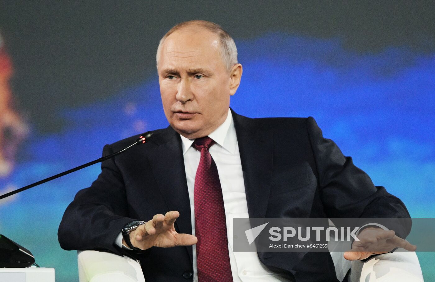 SPIEF-2023. President Vladimir Putin at the plenary session