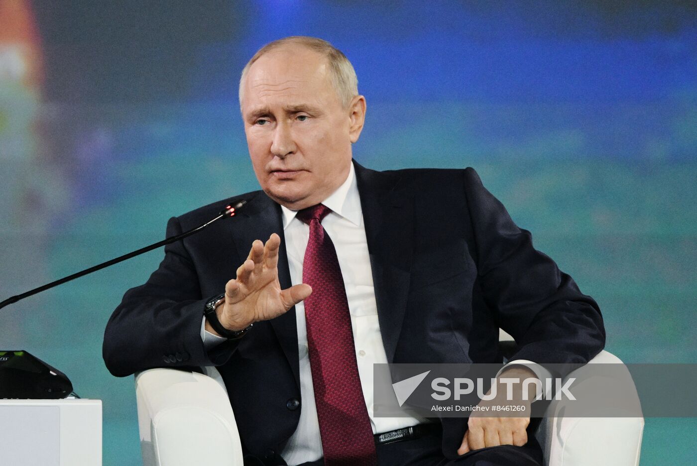 SPIEF-2023. President Vladimir Putin at the plenary session