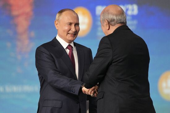 SPIEF-2023. President Vladimir Putin at the plenary session