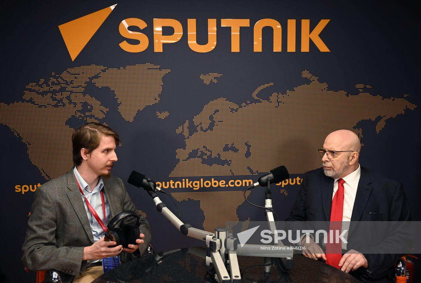 SPIEF-2023. Sputnik radio studio