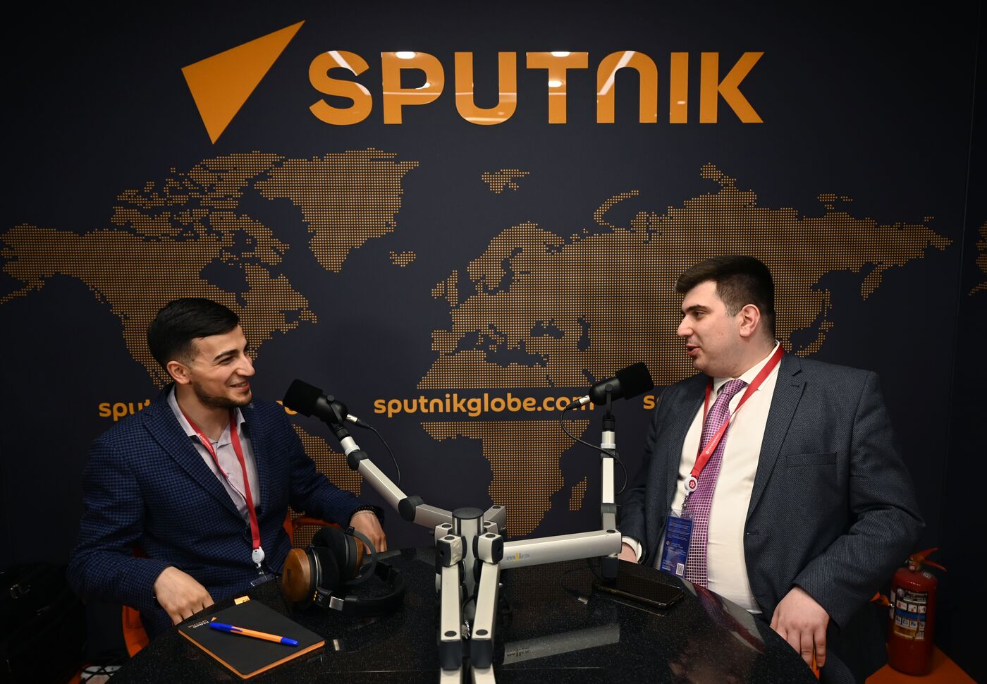 SPIEF-2023. Sputnik radio studio