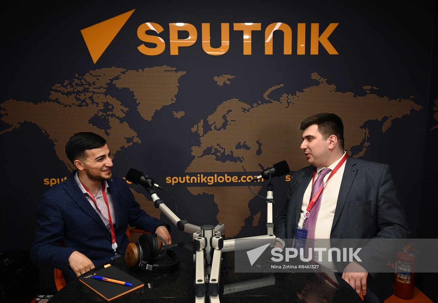 SPIEF-2023. Sputnik radio studio