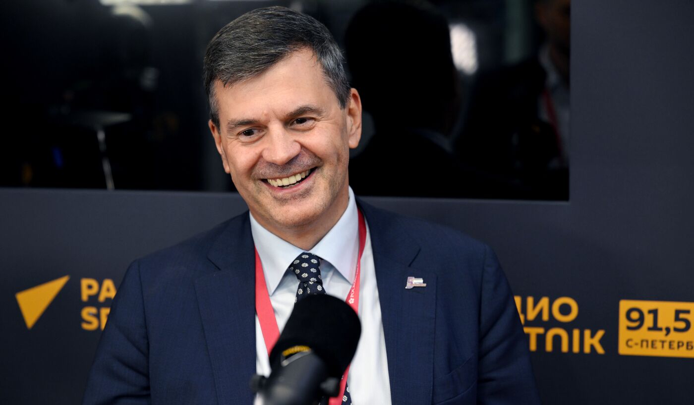 SPIEF-2023. Sputnik radio studio