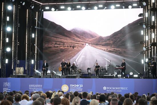 SPIEF-2023. Rock over the Neva