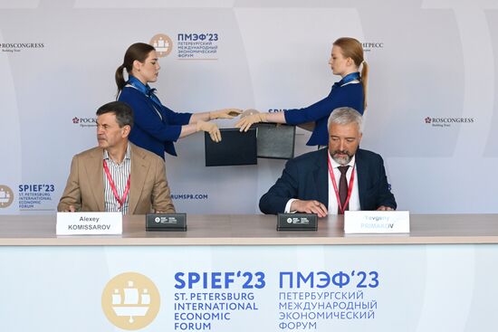 SPIEF-2023. Signing ceremonies