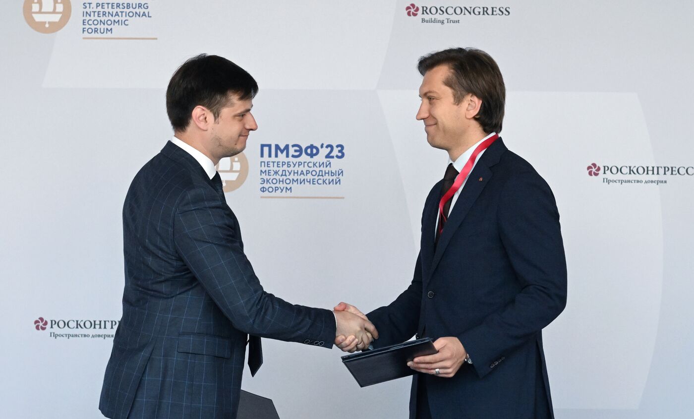 SPIEF-2023. Signing ceremonies