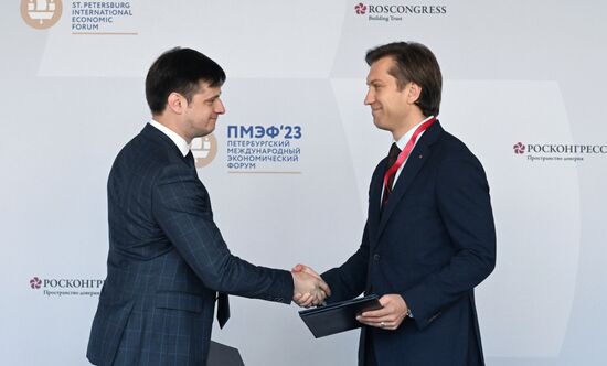 SPIEF-2023. Signing ceremonies