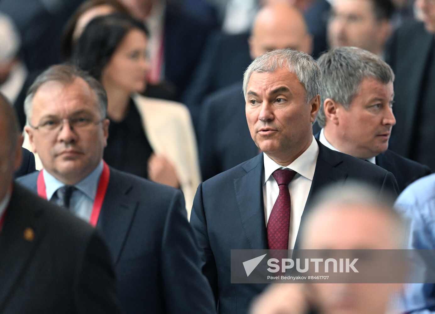 SPIEF-2023. Guests ahead of the plenary session