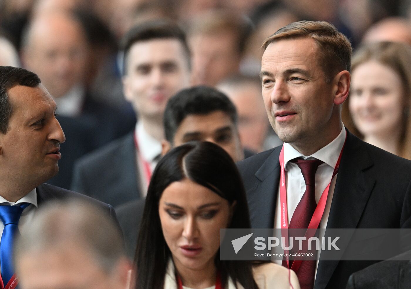 SPIEF-2023. Guests ahead of the plenary session