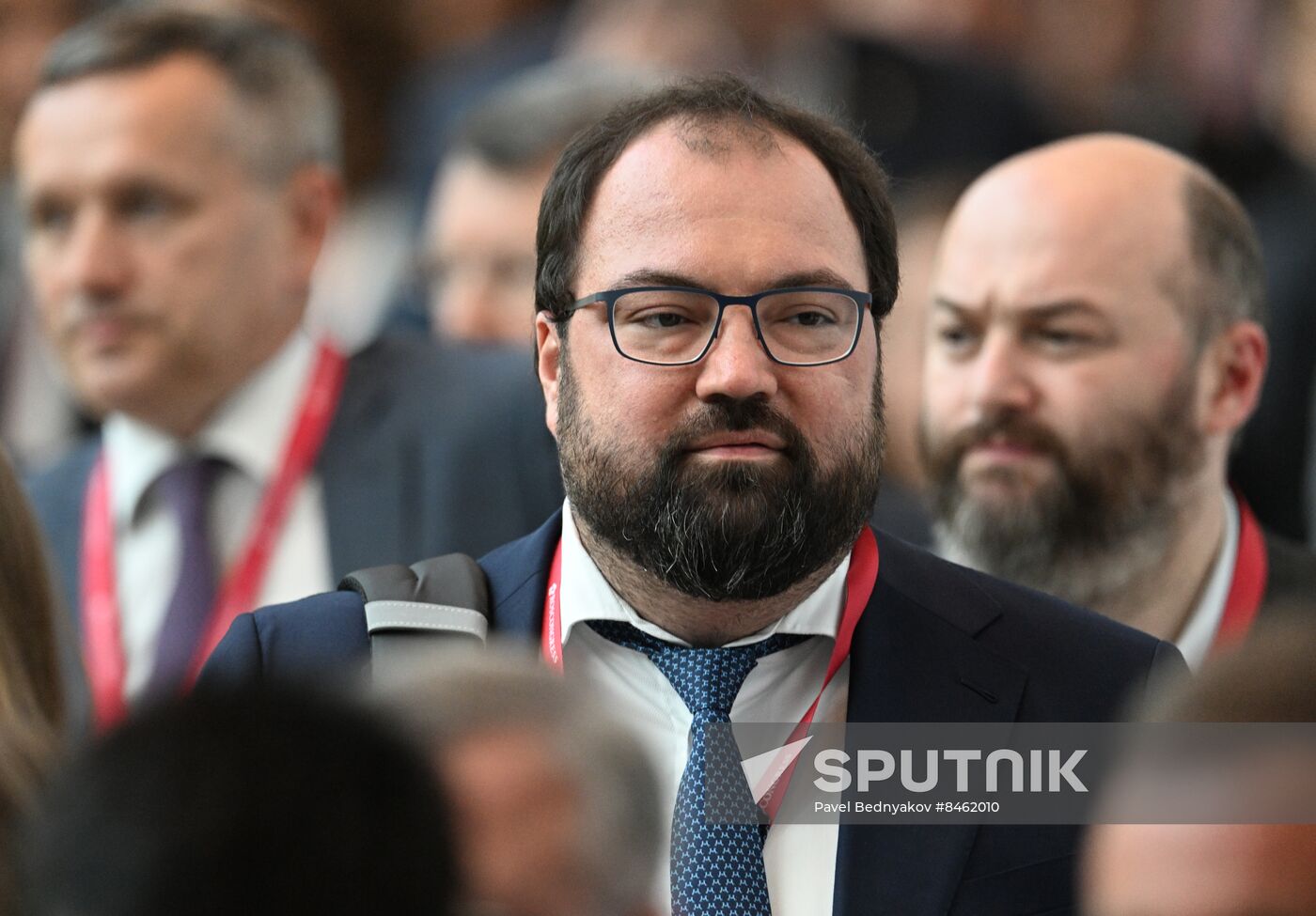 SPIEF-2023. Guests ahead of the plenary session