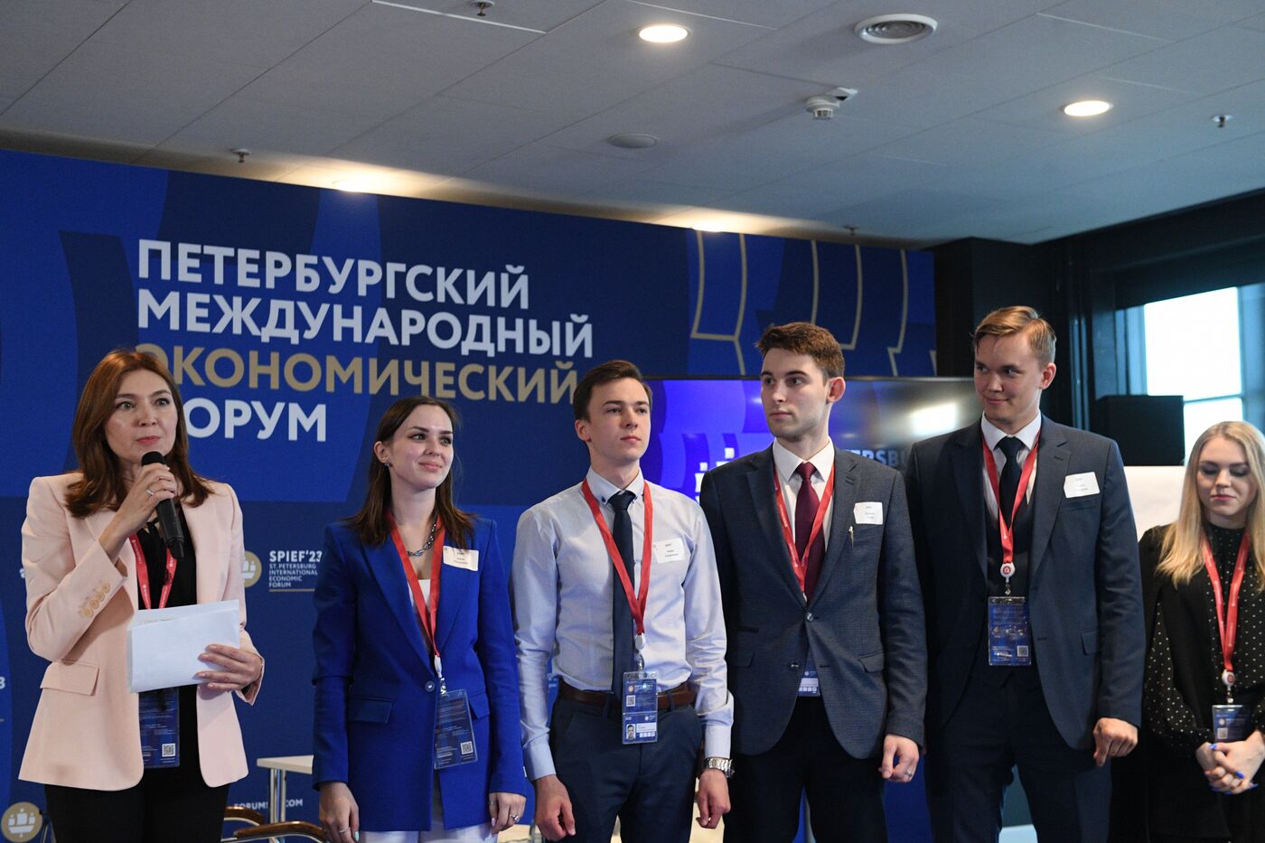 SPIEF-2023. Student Tournament on International Negotiations with a Foreign Partner. Awards ceremony