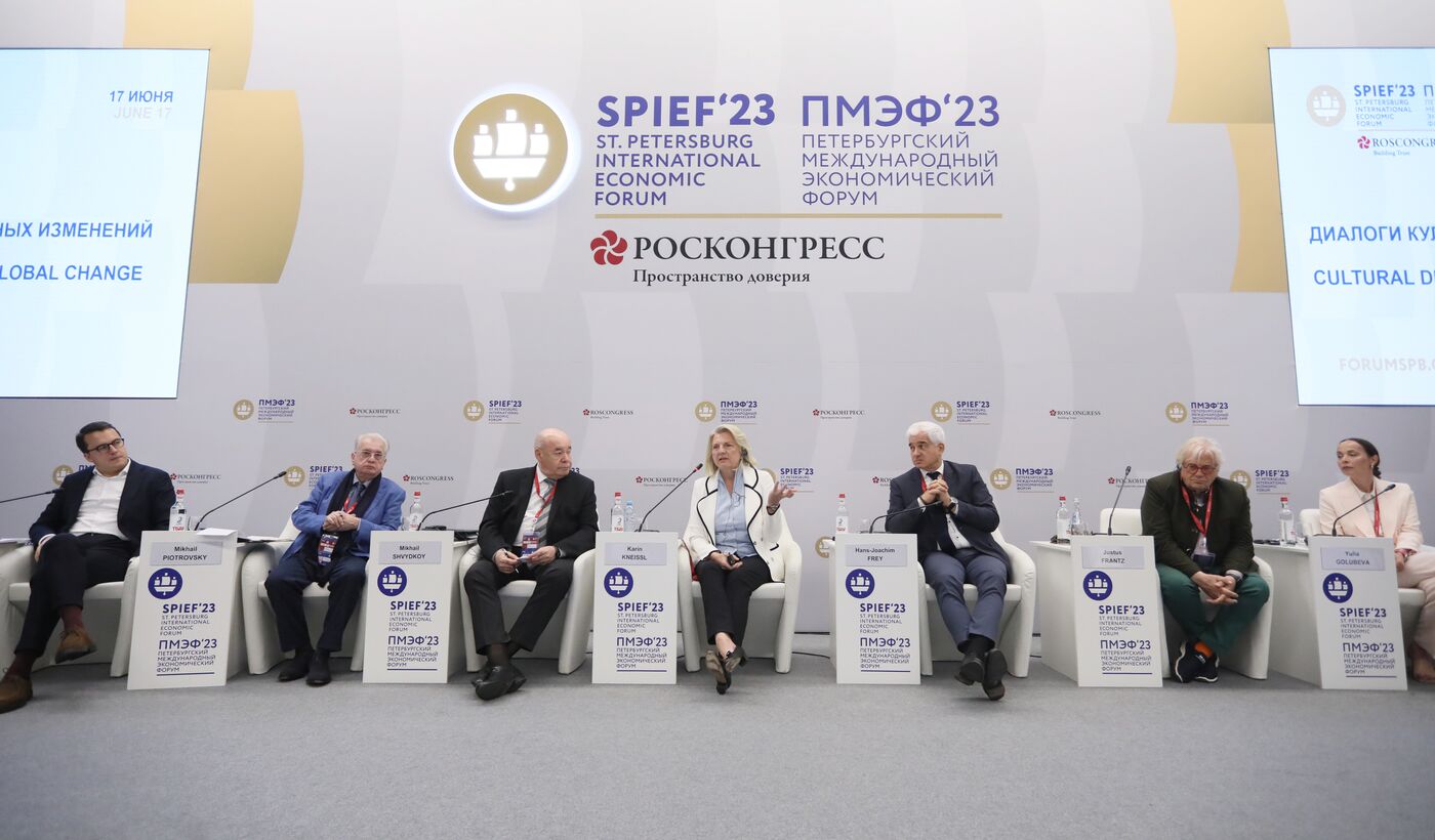 SPIEF-2023. Cultural Dialogues in the Era of Global Change