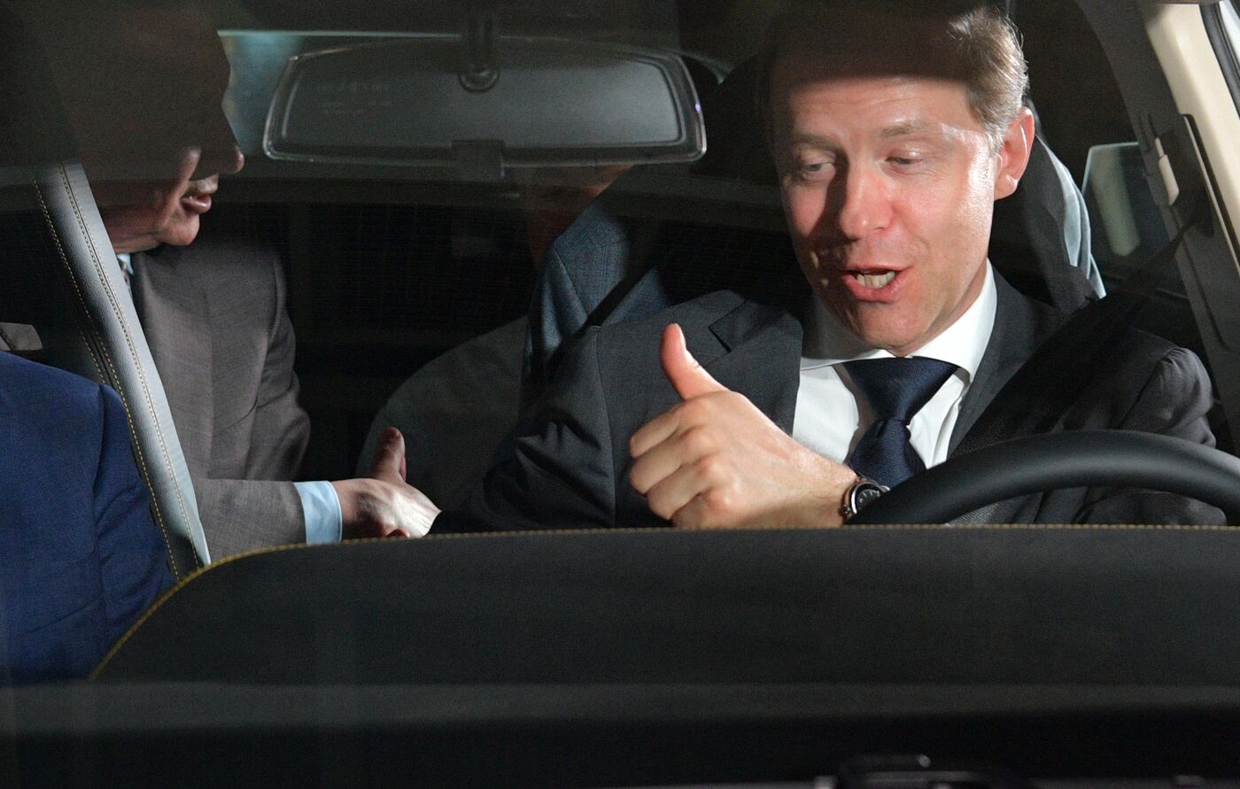 SPIEF-2023. Ceremony to launch the first LADA X-Cross 5