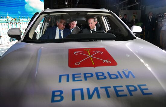 SPIEF-2023. Ceremony to launch the first LADA X-Cross 5