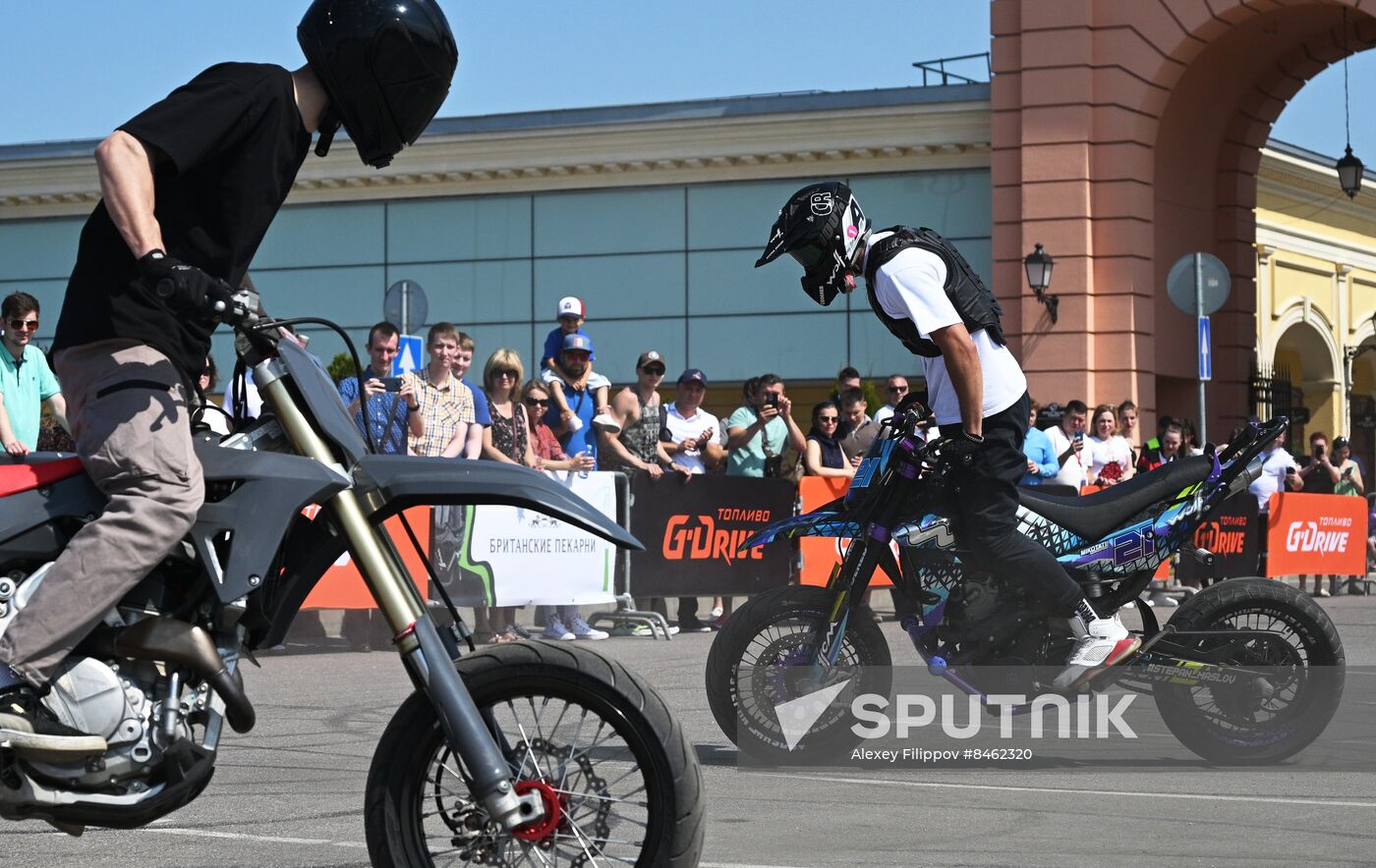 SPIEF-2023. Stunt Show Motor Show