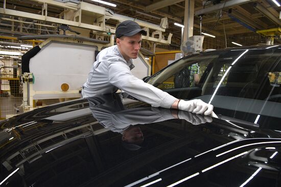 SPIEF-2023. Ceremony to launch the first LADA X-Cross 5