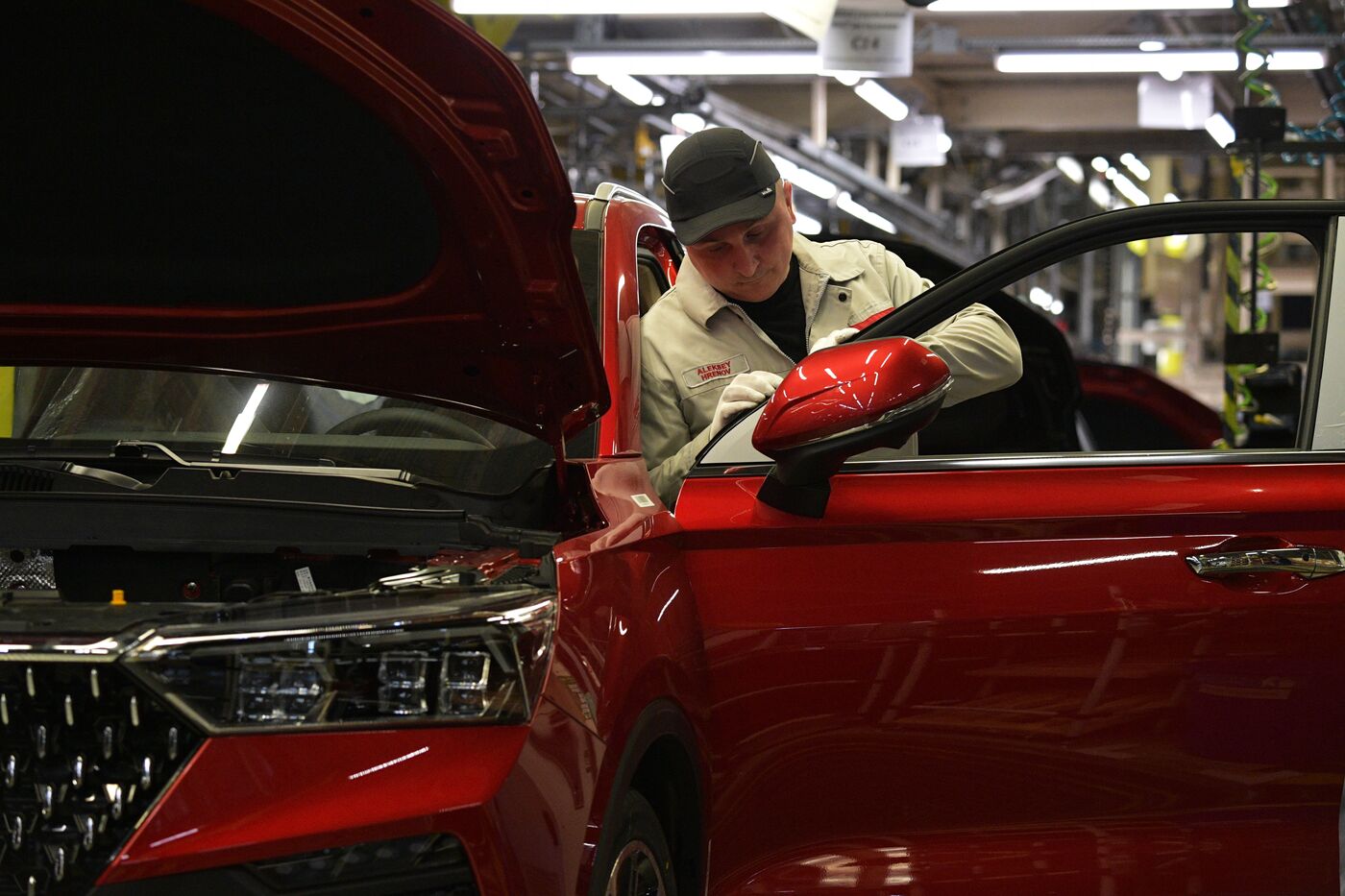 SPIEF-2023. Ceremony to launch the first LADA X-Cross 5