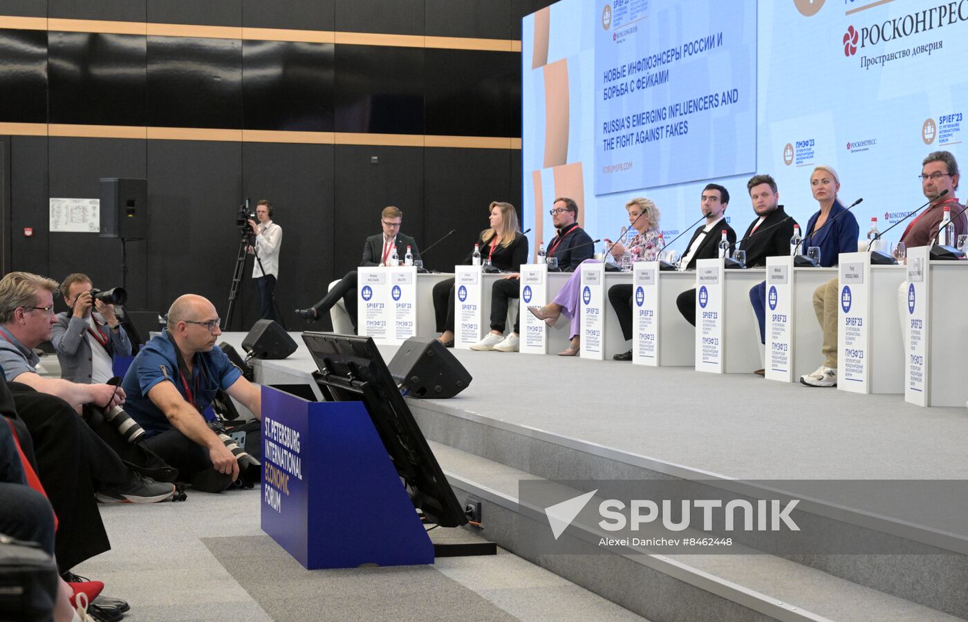 SPIEF-2023. Russia's Emerging Influencers and the Fight Against Fakes