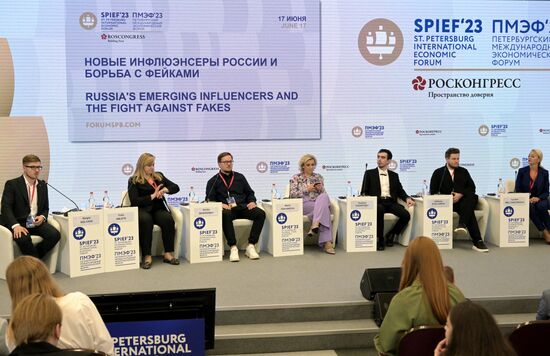 SPIEF-2023. Russia's Emerging Influencers and the Fight Against Fakes