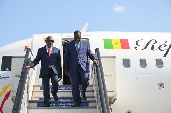 SPIEF-2023. African leaders arrive in St. Petersburg to meet with Russian President Vladimir Putin