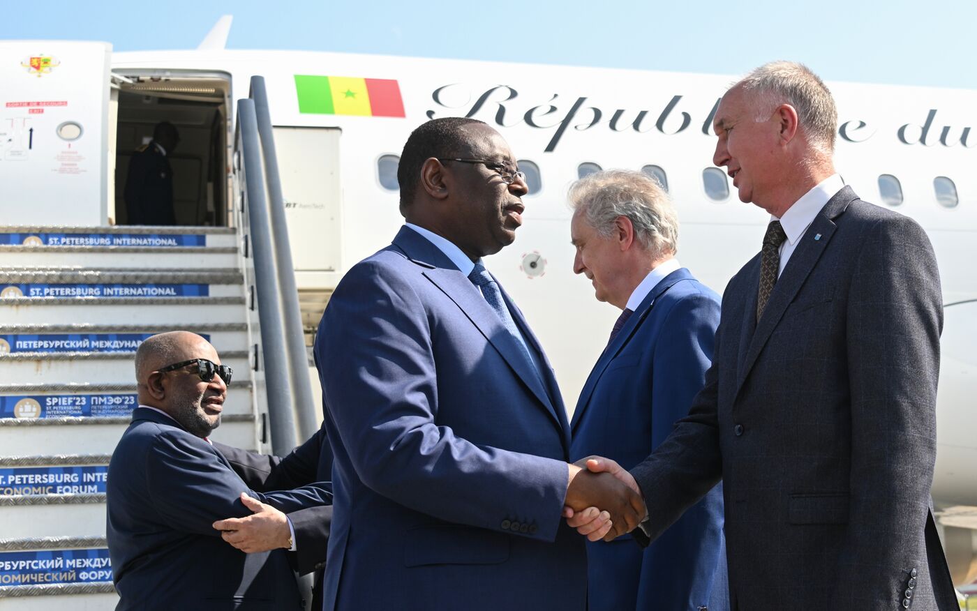 SPIEF-2023. African leaders arrive in St. Petersburg to meet with Russian President Vladimir Putin