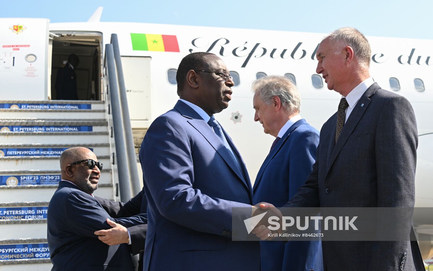 SPIEF-2023. African leaders arrive in St. Petersburg to meet with Russian President Vladimir Putin