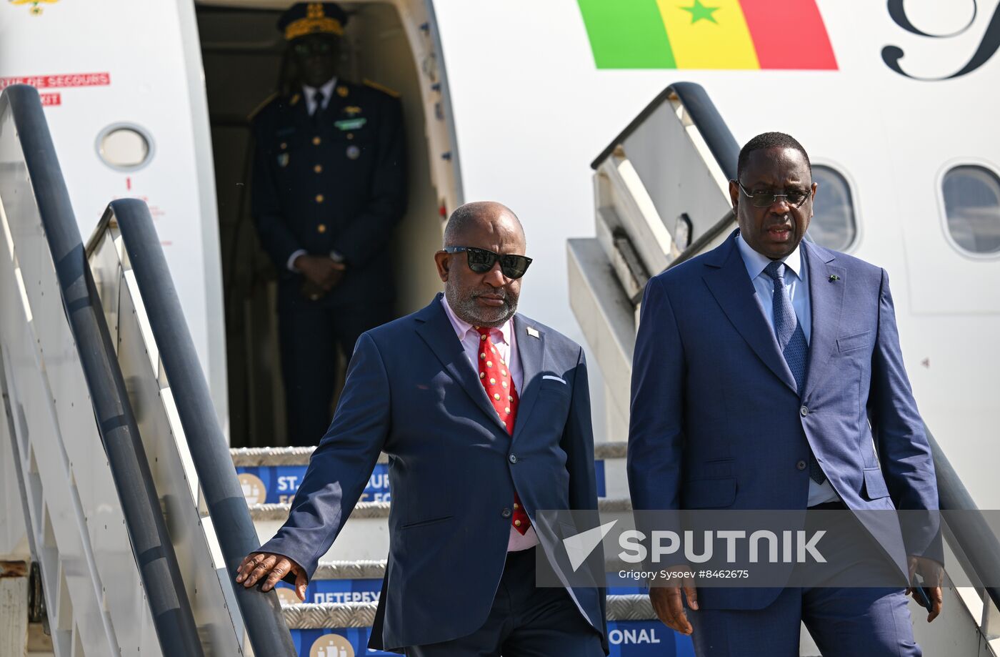 SPIEF-2023. African leaders arrive in St. Petersburg to meet with Russian President Vladimir Putin