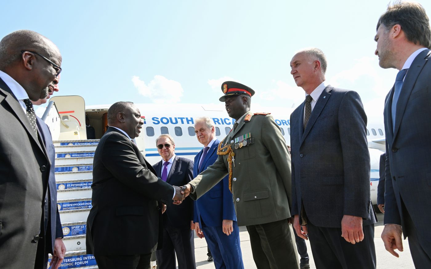 SPIEF-2023. African leaders arrive in St. Petersburg to meet with Russian President Vladimir Putin