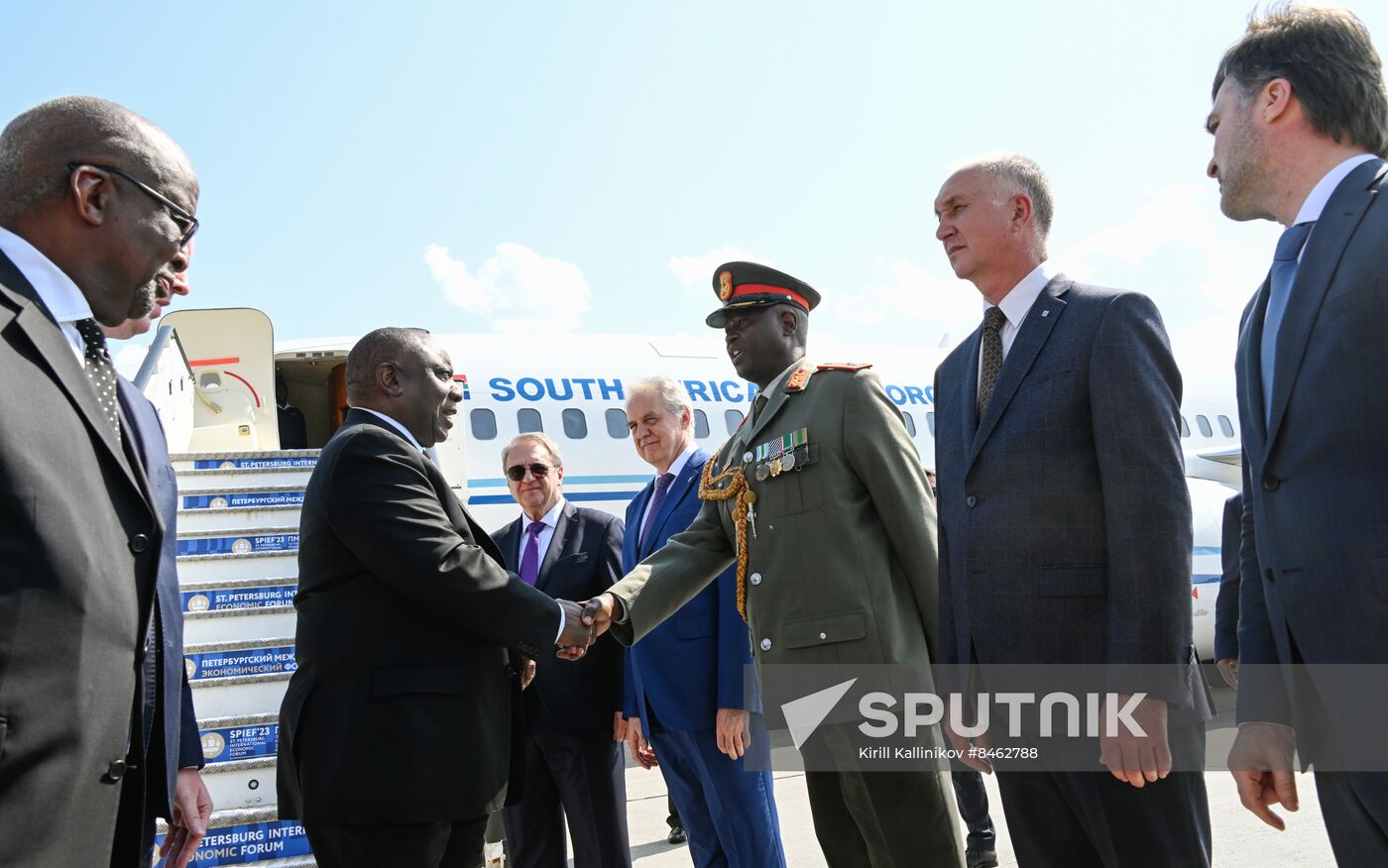 SPIEF-2023. African leaders arrive in St. Petersburg to meet with Russian President Vladimir Putin