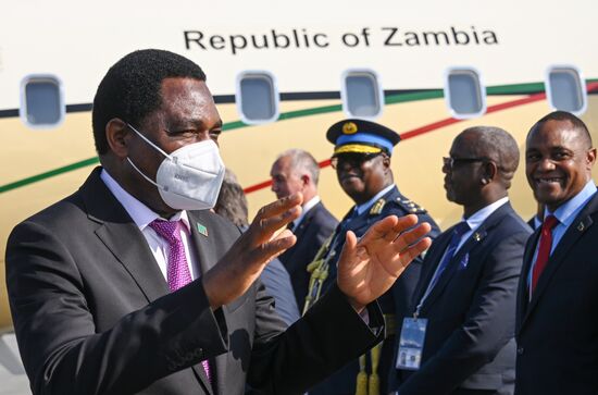 SPIEF-2023. African leaders arrive in St. Petersburg to meet with Russian President Vladimir Putin