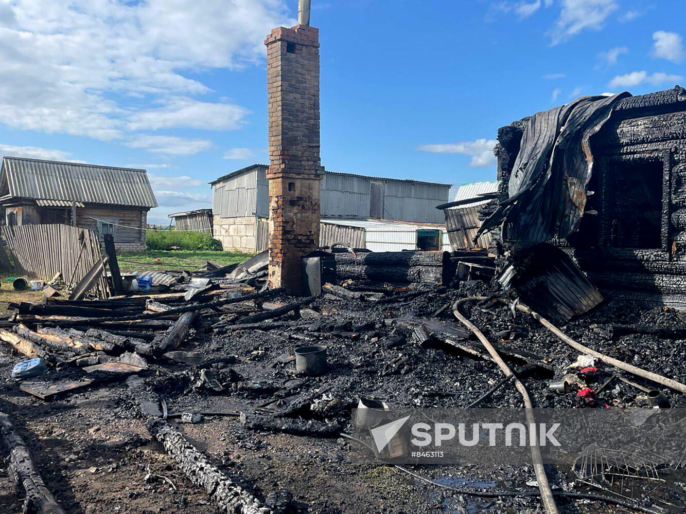 Russia Fire Aftermath