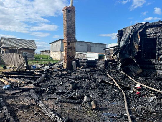 Russia Fire Aftermath