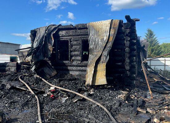 Russia Fire Aftermath