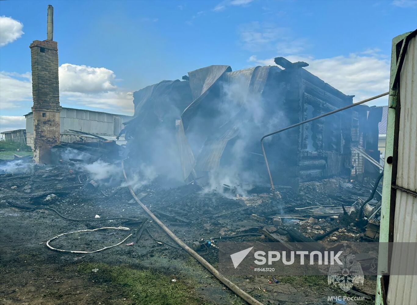 Russia Fire Aftermath