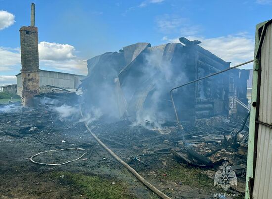 Russia Fire Aftermath