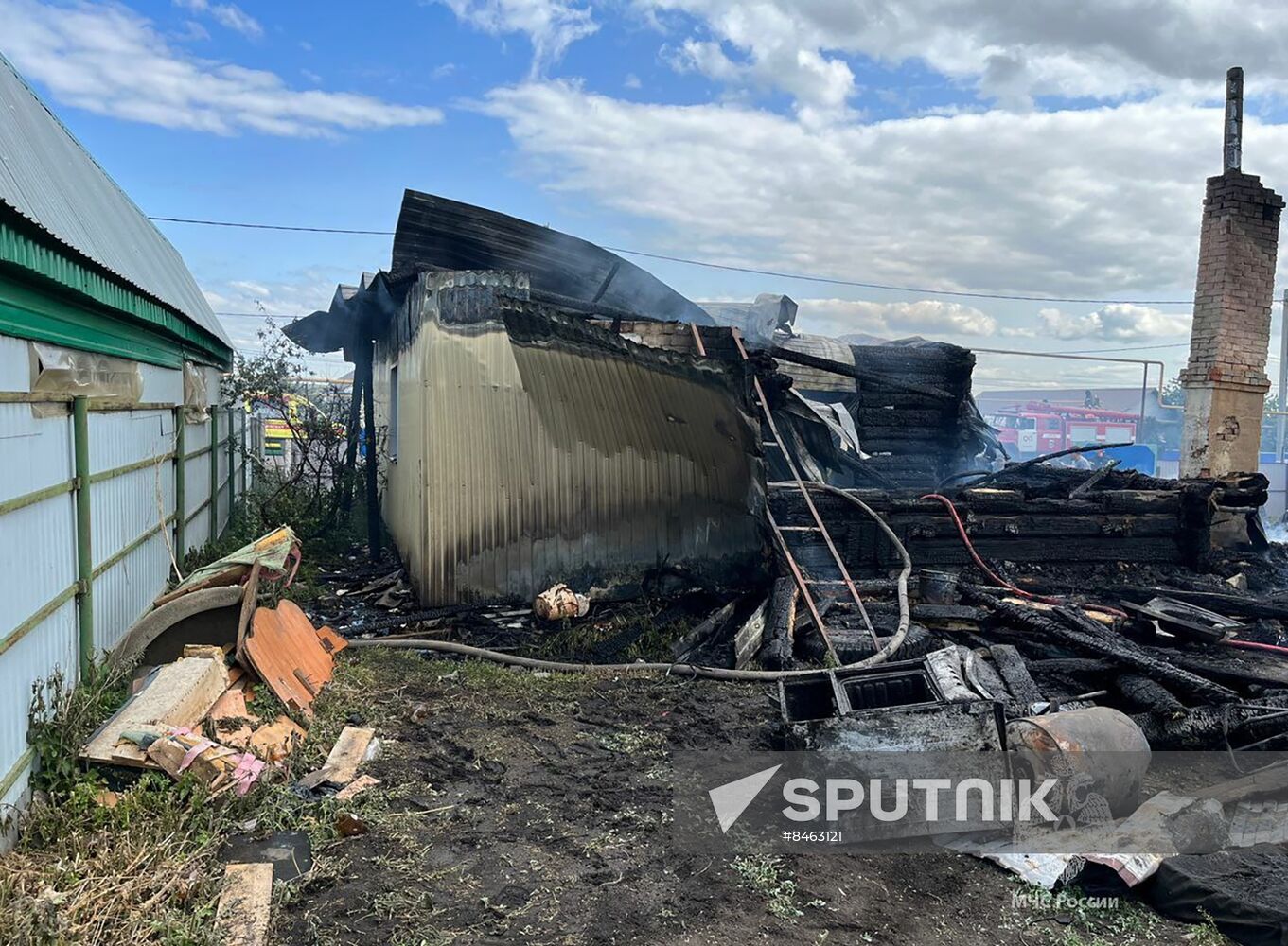 Russia Fire Aftermath
