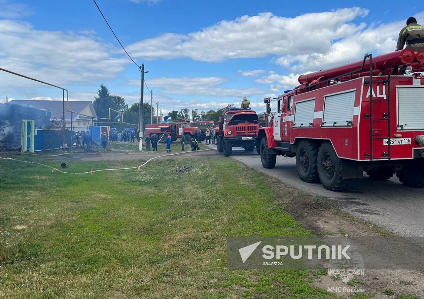 Russia Fire Aftermath