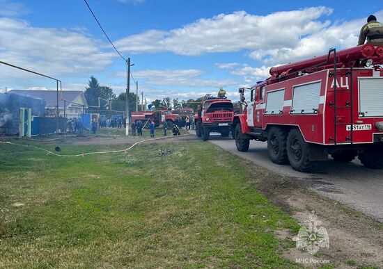 Russia Fire Aftermath
